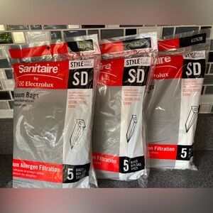 New Electrolux Sanitaire Style SD Vacuum Bags - 3 packs of 5